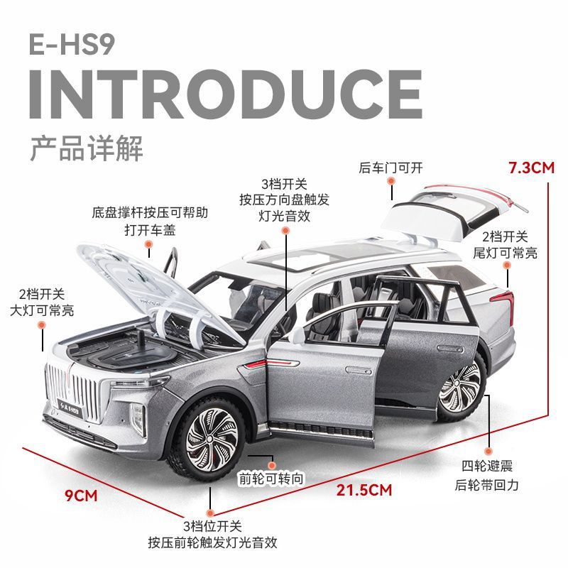 Modellino Auto SUV E-HS9 in Sc - Renewable Energy Engineering recensione e prezzo